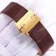 2017 Clone Cartier Santos Watch Yellow Gold case Brown Leather (6)_th.jpg